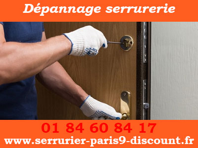 Dépannage serrurerie paris 9